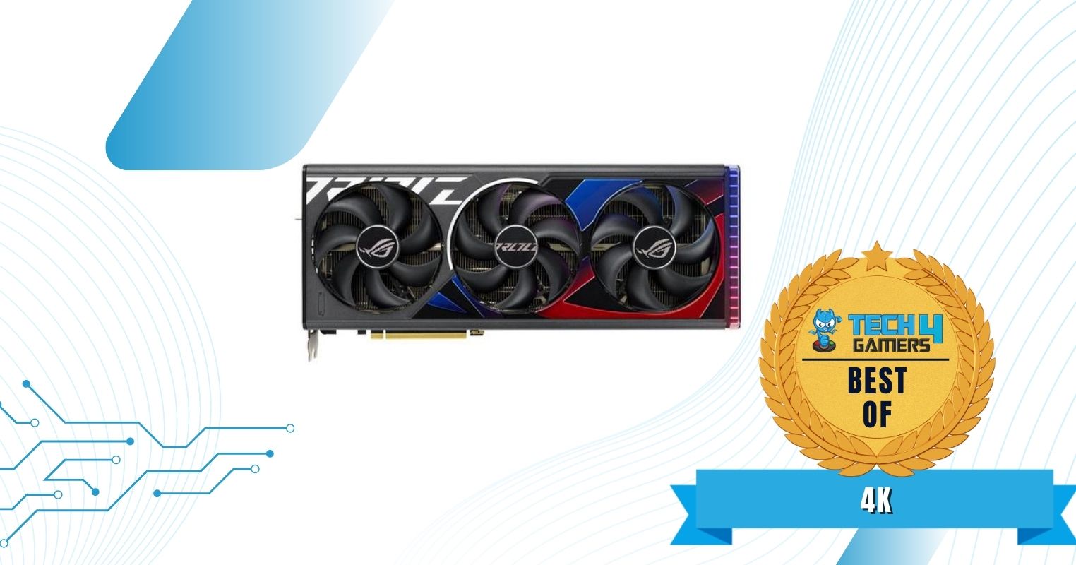 Best 4K Gaming GPU For Ryzen 7 7800X3D - ASUS ROG Strix GeForce RTX 4090 OC Edition