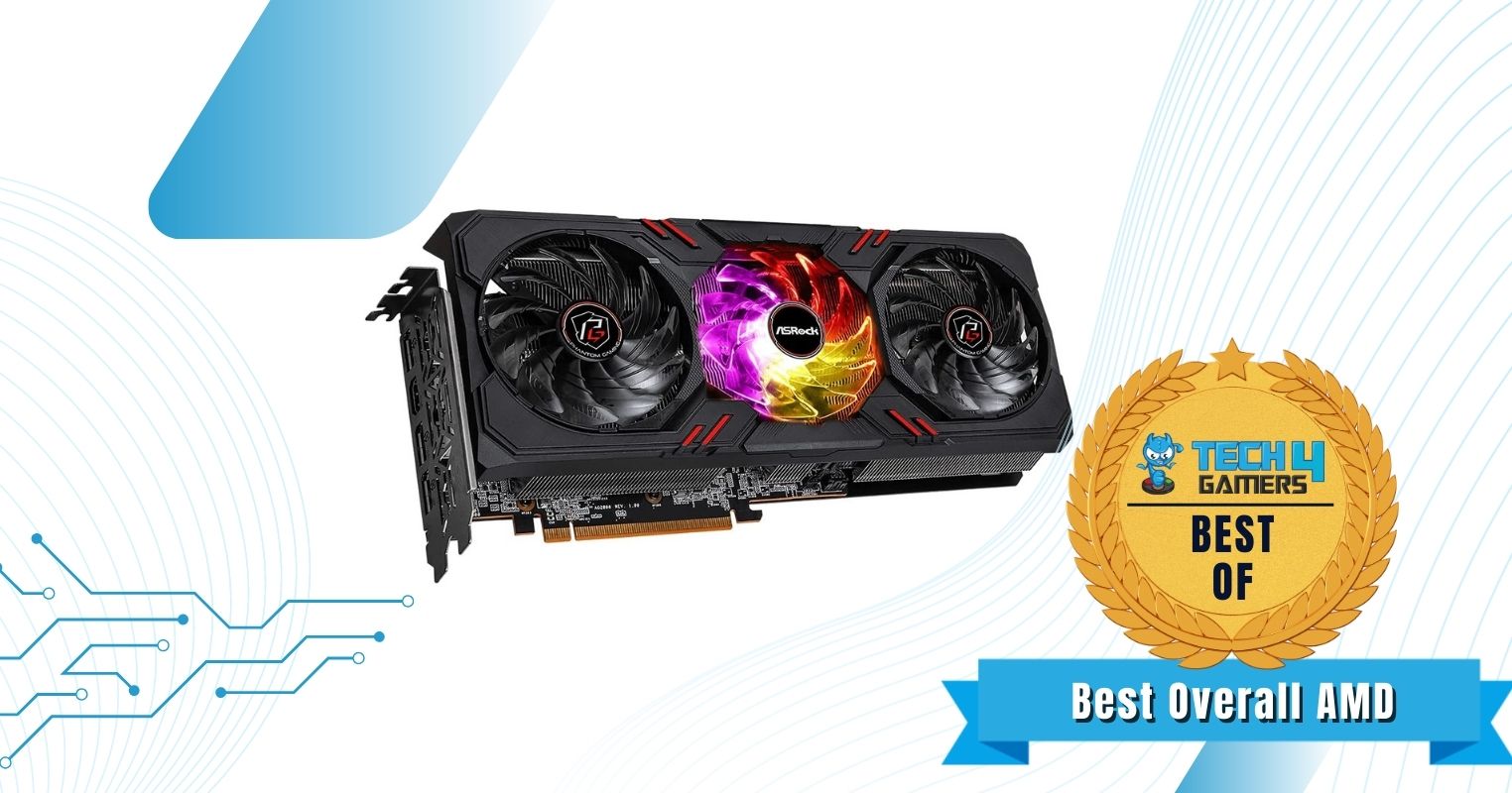 ASRock Phantom Gaming D Radeon RX 6600 XT 8GB - Best Overall AMD Graphics Card for 1080p