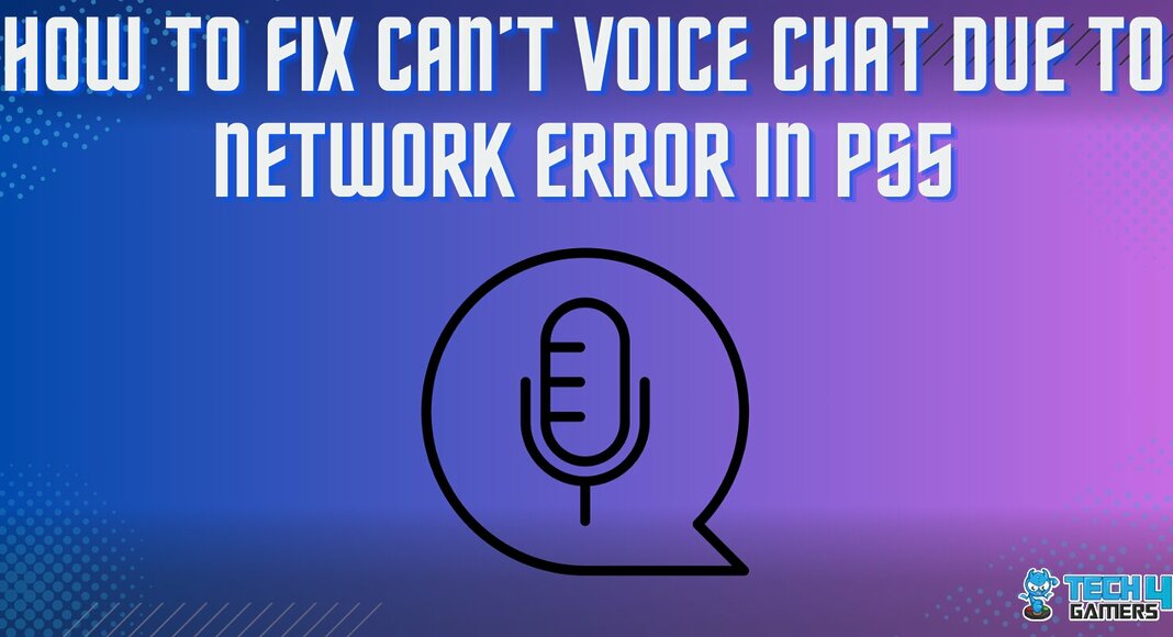 CAN’T VOICE CHAT DUE TO NETWORK ERROR IN PS5