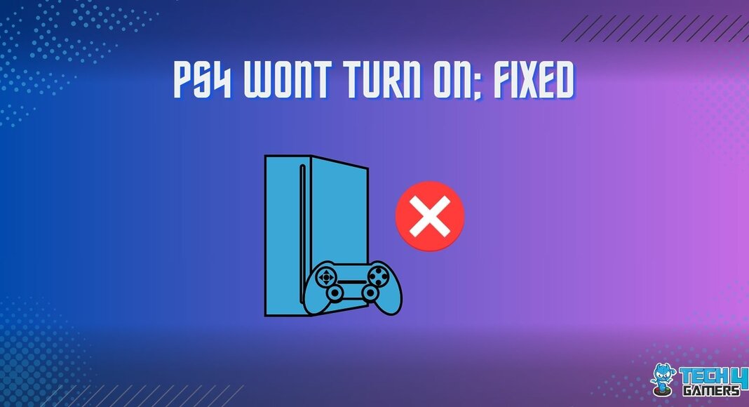 PS4 wont turn on