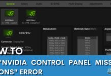 HOW TO FIX NVIDIA CONTROL PANEL MISSING OPTIONS