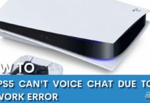 HOW TO FIX PS5 Can't Voice Chat Due To Network Error