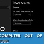 HOW TO GET A COMPUTER OUT OF POWER SAVING MODE