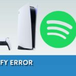 PS5 Spotify Error
