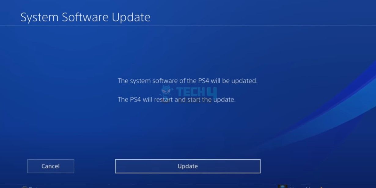 Update PS4