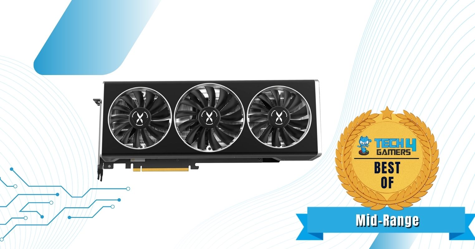 XFX Speedster MERC319 Radeon RX 6750XT Black - best mid range gpu for i5-13600K