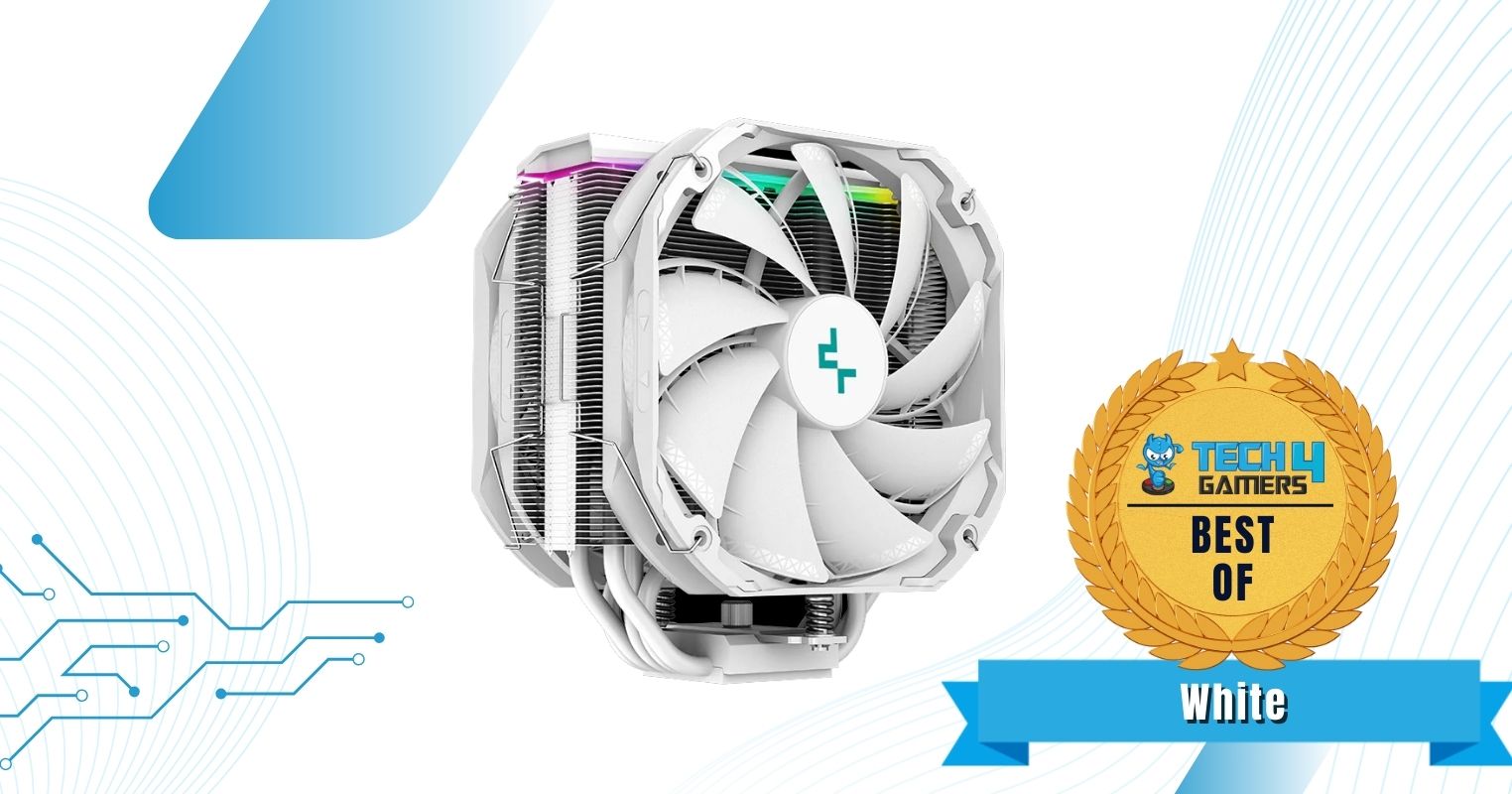 Best White CPU Cooler For Ryzen 7 7700X - DeepCool AS500 Plus White