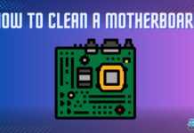 how to clean a motherboard