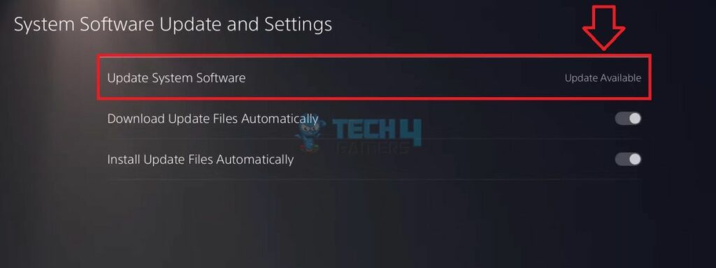 playstation system update