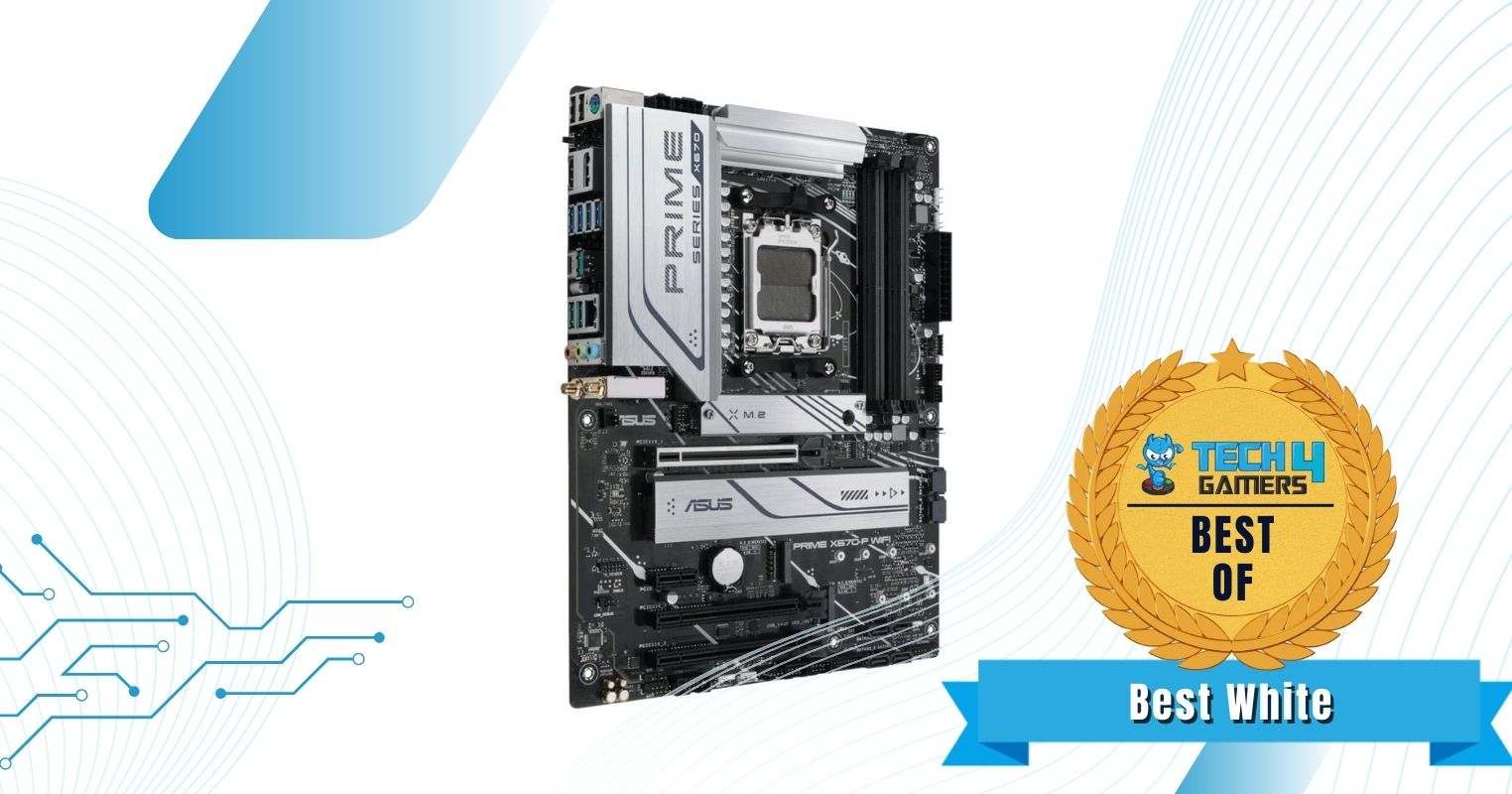 ASUS Prime X670-P WiFi - Best White AM5 Motherboard