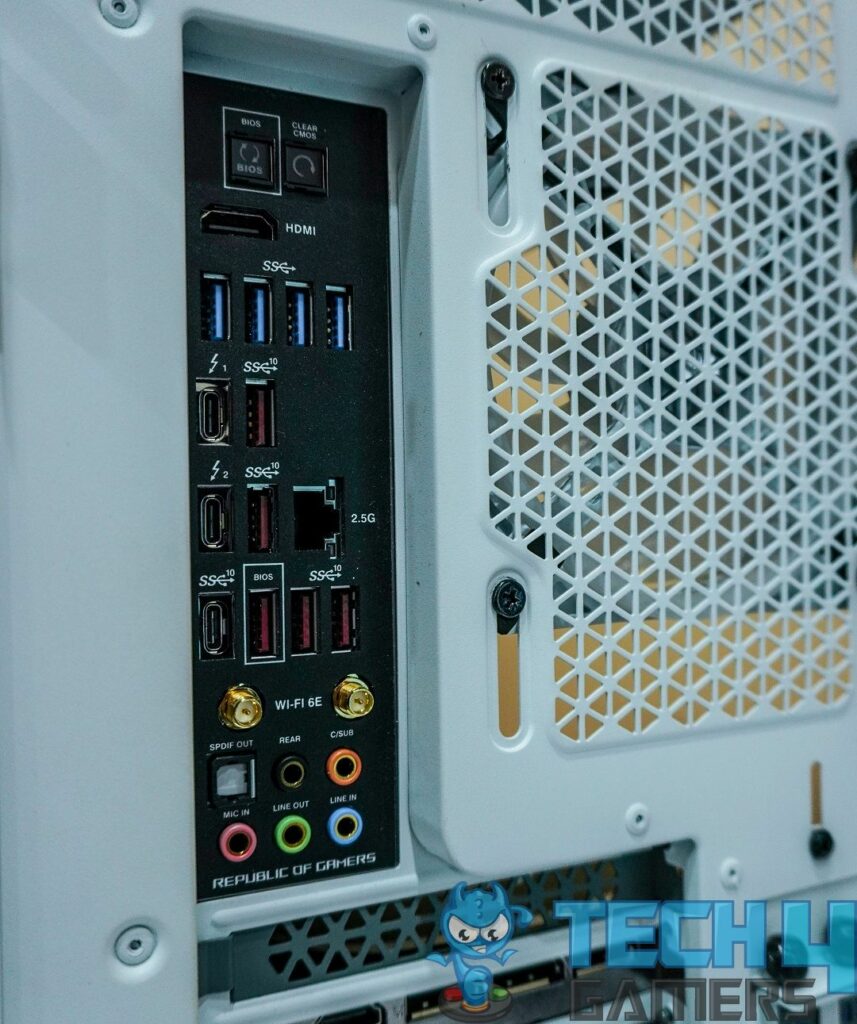 Rear I/O (Image By Tech4Gamers)