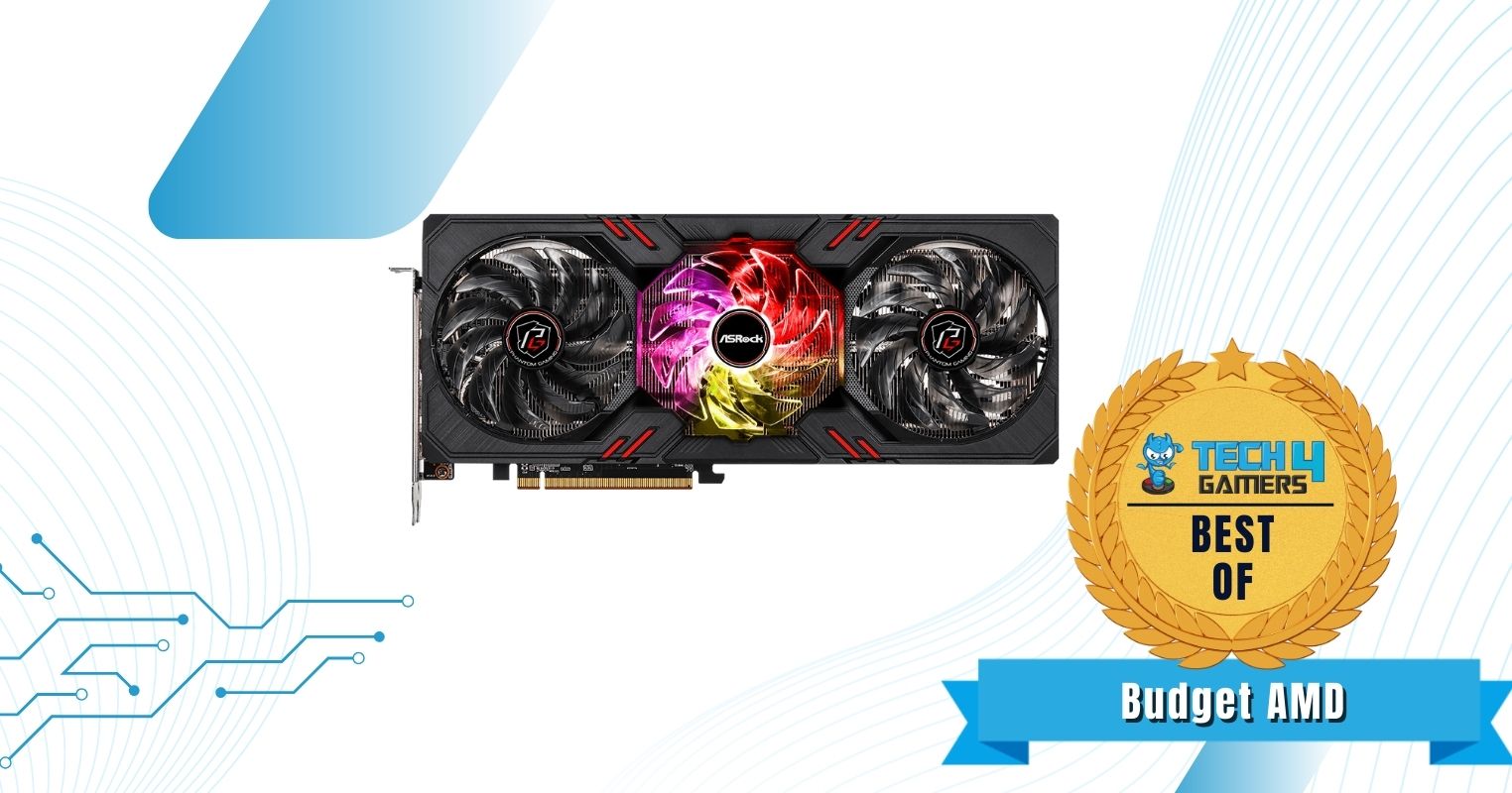 Best Budget AMD GPU For Ryzen 5 7600X - ASRock Phantom Gaming OC Radeon RX 7600