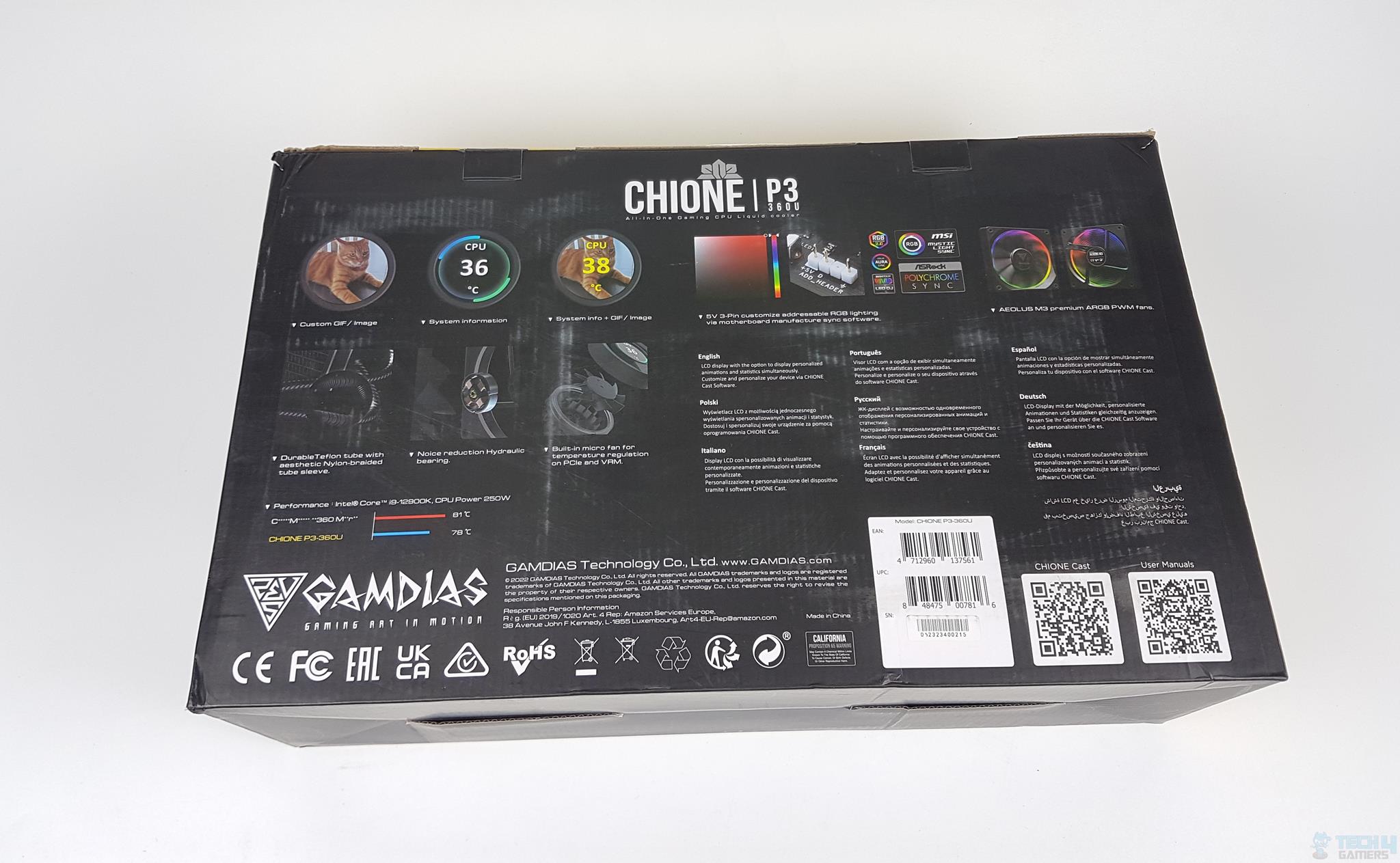 GAMDIAS CHOINE P3-360U — Packing Box 2