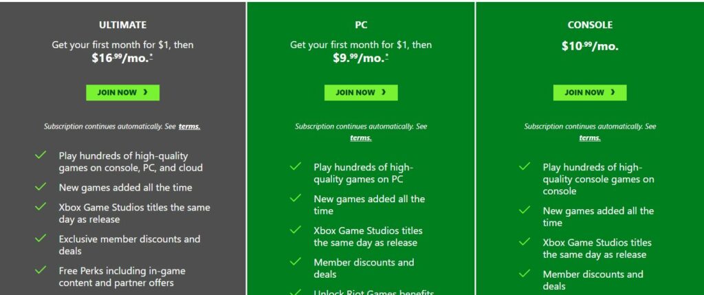 xbox game pass library pc