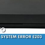 system error e203