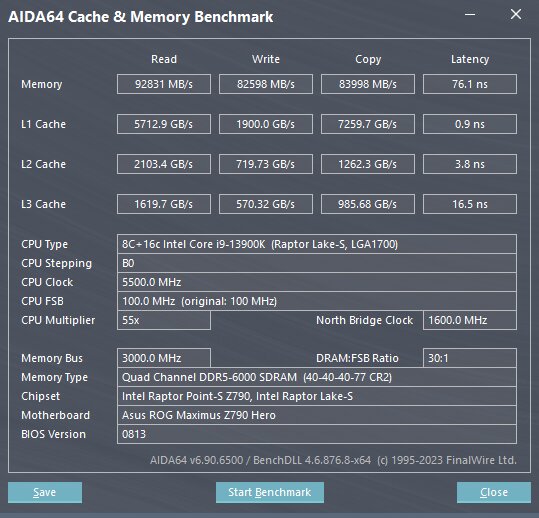 RAM Benchmarks