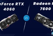 RTX 4060 VS RX7600