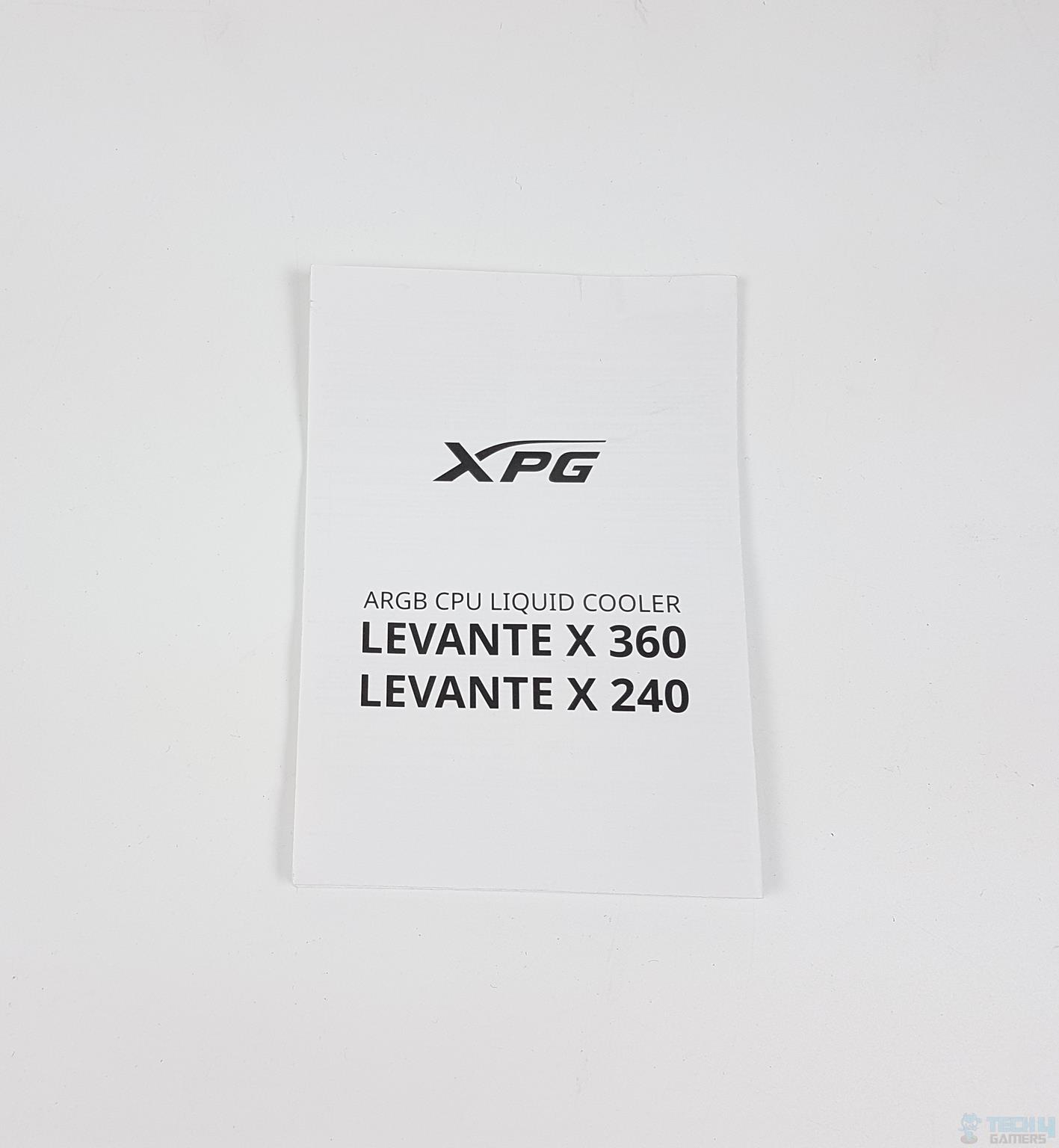 XPG Levante X 360 Liquid Cooler — User Guide
