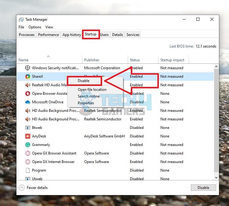 Disable Programs