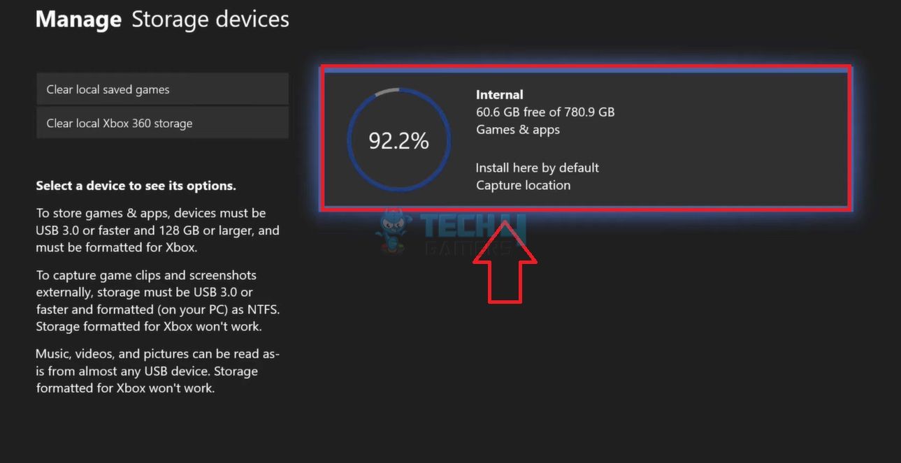 Internal Storage