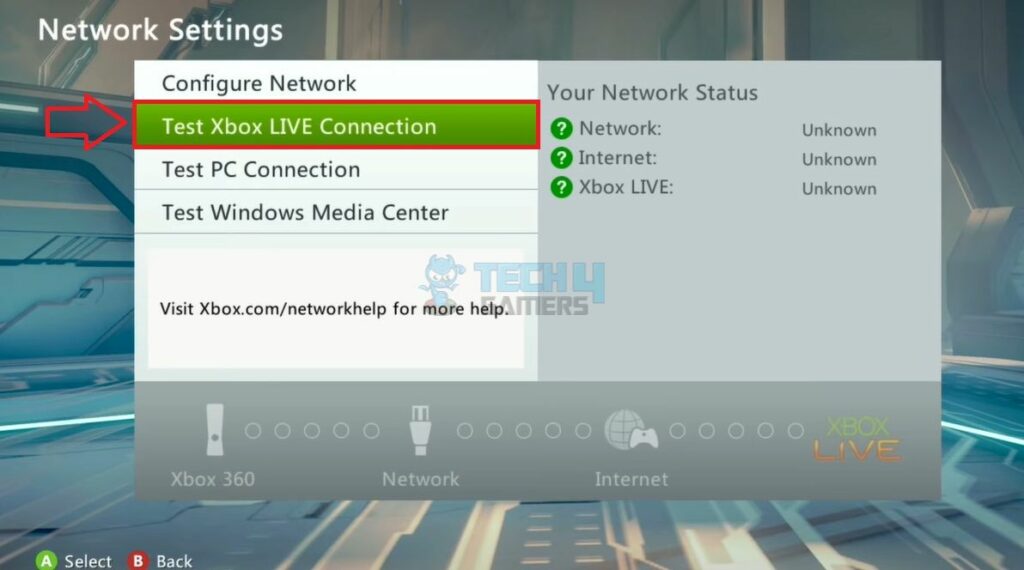 Test xbox live connection