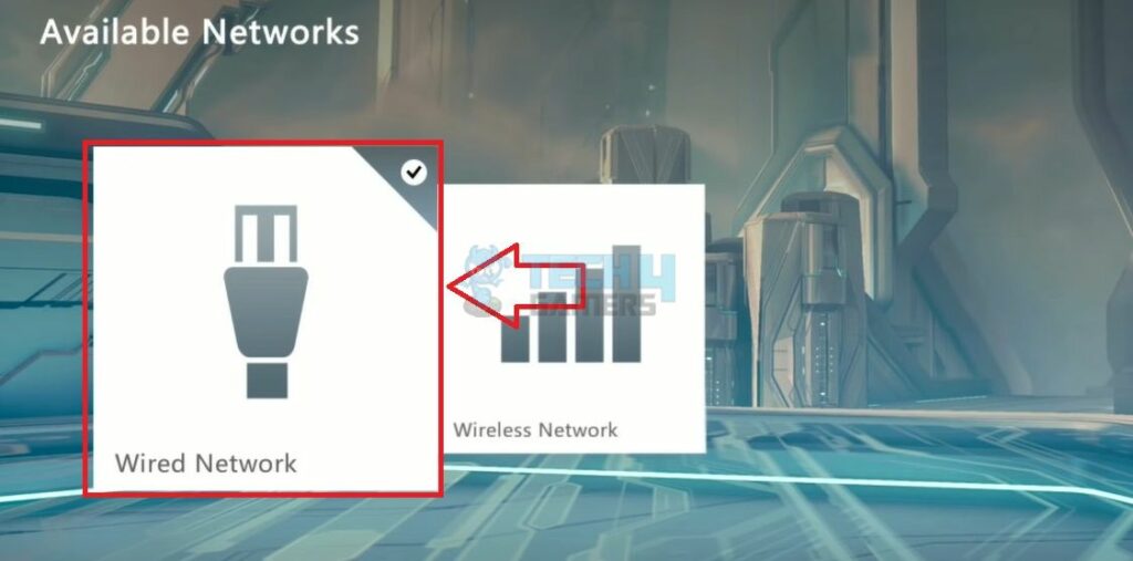 Select Wired Network