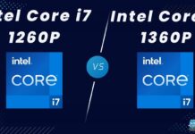 Core i7 1260P Vs Core i7 1360P