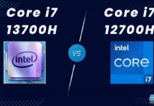 Core i7 13700H Vs Core i7 12700H