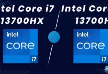 Core i7 13700HX Vs Core i7 13700H
