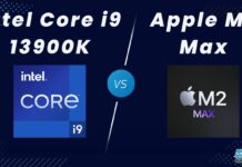 Core i9 13900K Vs M2 Max