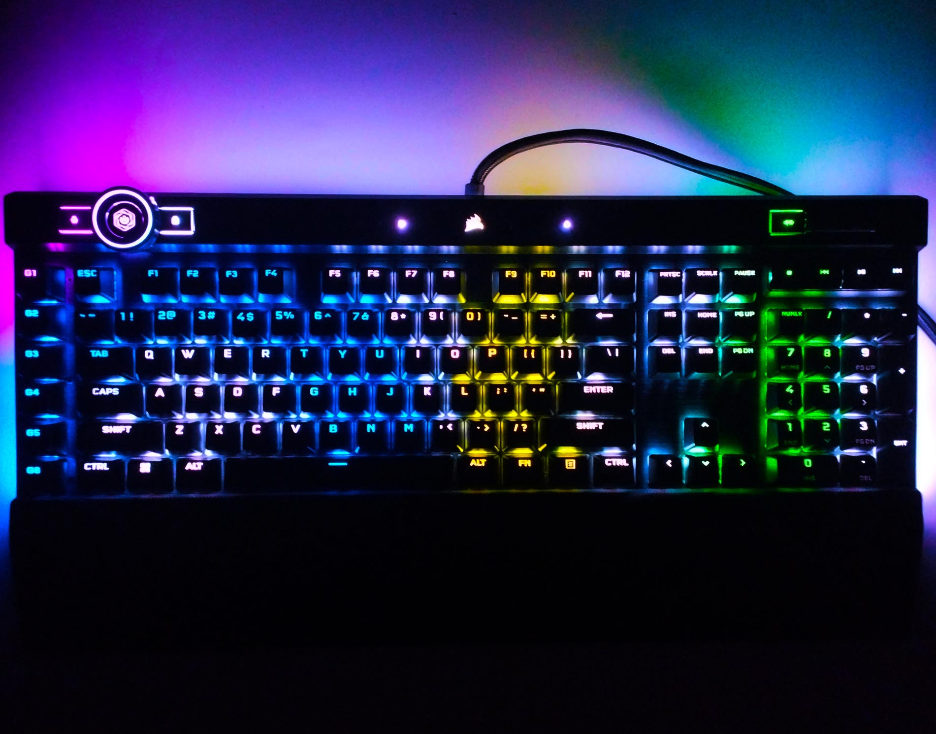 Corsair K100 RGB - Backlight Features