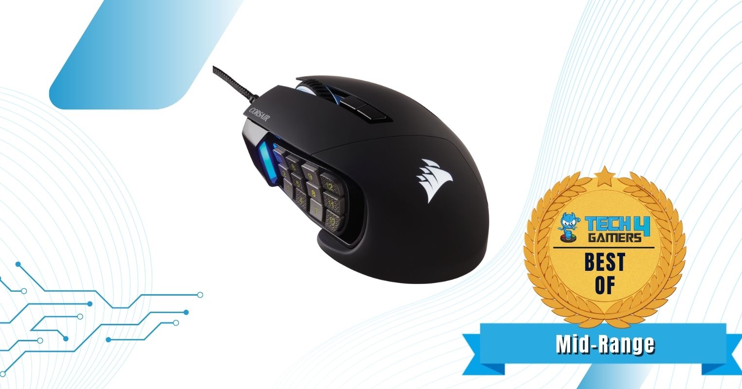 Corsair SCIMITAR RGB ELITE - Best Mid-range MMO Gaming Mouse