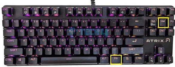 FN+HM Keys