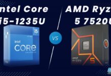 Core i5 1235U vs Ryzen 5 7520U