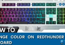 HOW TO CHANGE COLOR ON REDTHUNDER KEYBOARD