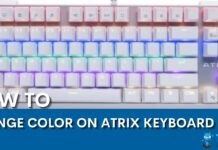 HOW TO change color on Atrix keyboard