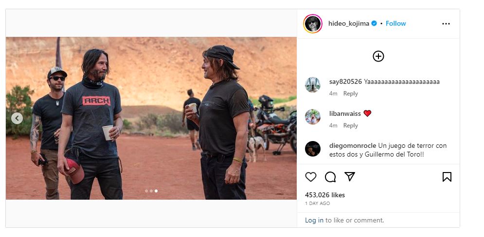 Death Stranding 2 Fans Think Keanu Reeves May Be in The Game After New  Kojima Post