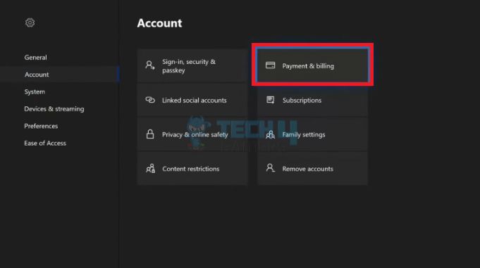 Payment and Billing (Xbox)