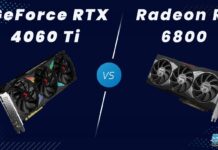 RTX 4060 Ti VS RX 6800 Comparison