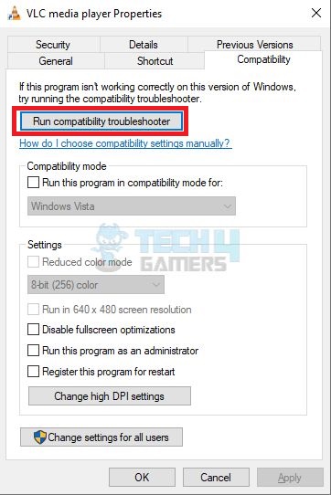 Run Troubleshooter