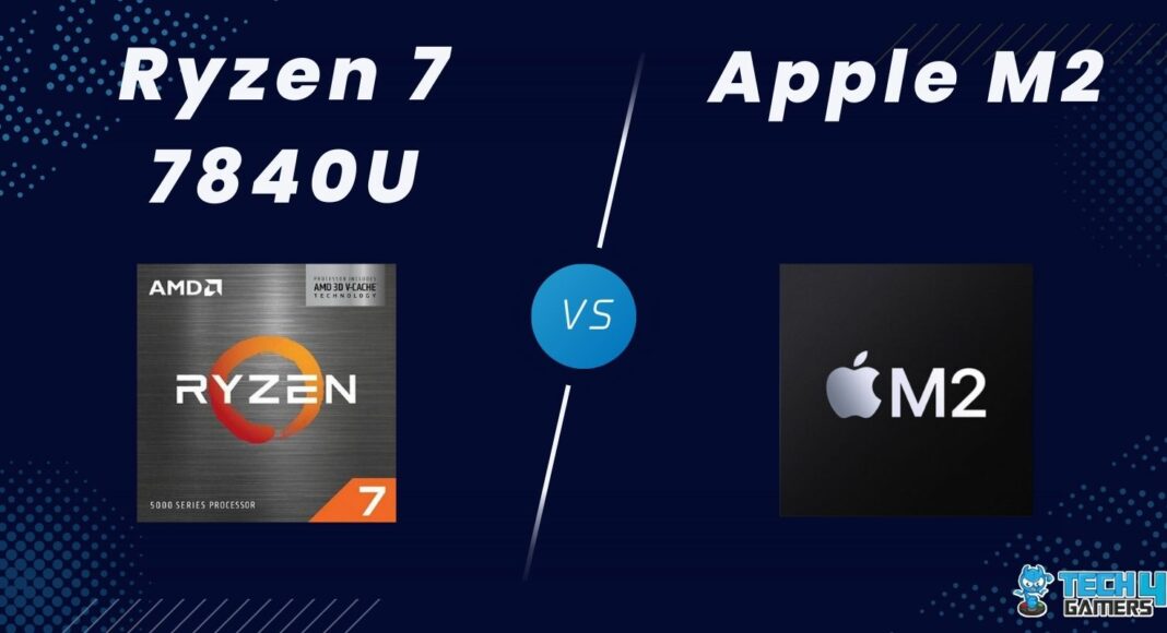 Ryzen 7 7840U Vs Apple M2