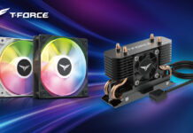 TEAMGROUP T-Force Dark AirFlow SSD Cooler RT-X120 ARGB Fan