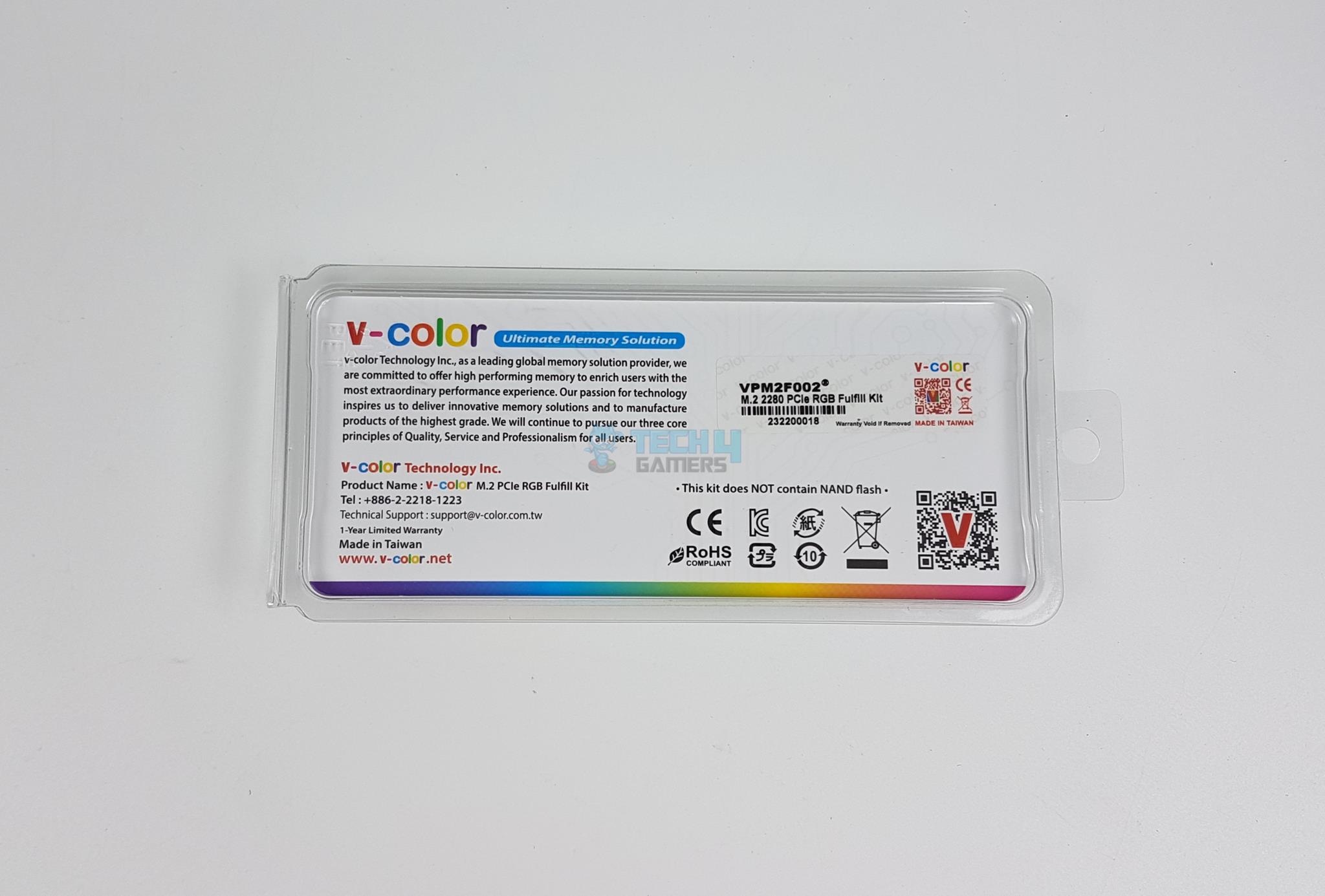 V-Color Manta xPrism RGB DDR5 32GB — V Color SSD Dummy Kit 2