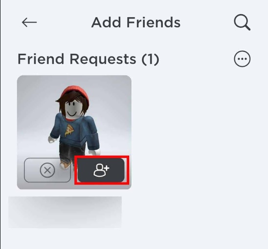 Accept Friend Request In App