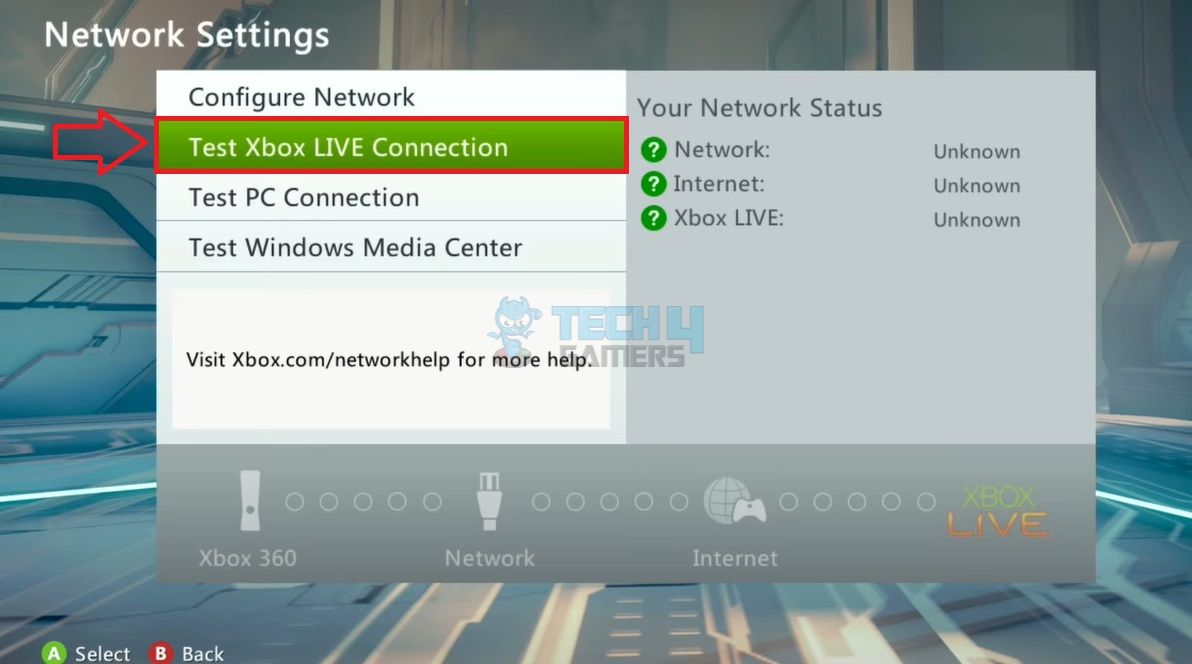 Test Xbox Live Connection