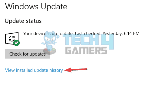 Check for Updates