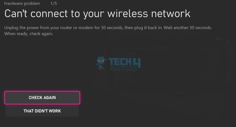 Can't Connect To Wireless Network