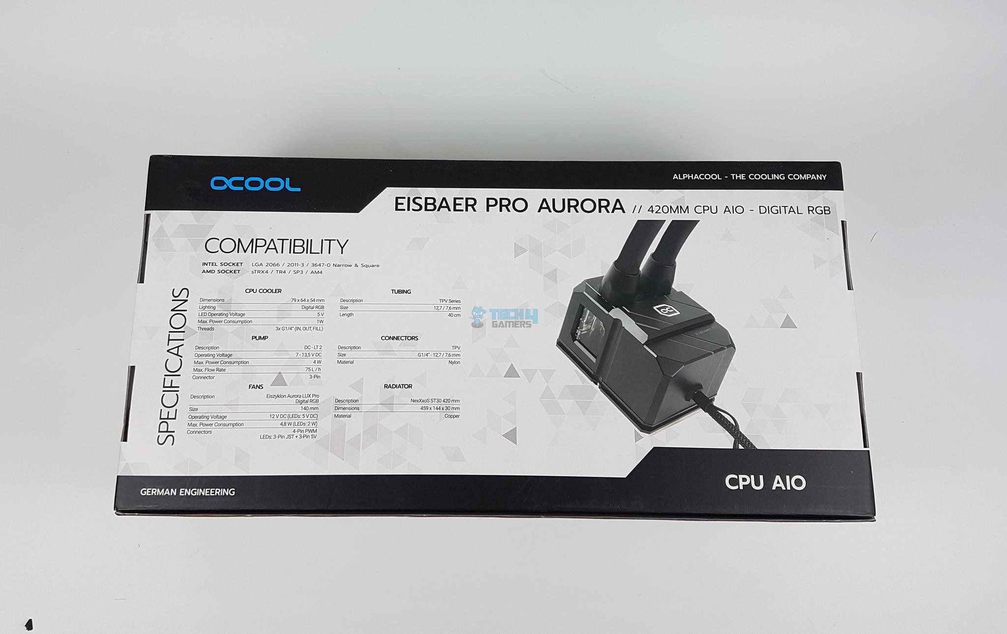 Alphacool Eisbaer Pro AURORA 420 — Packing Box 2