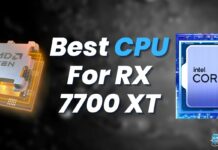 Best CPU For RX 7700 XT
