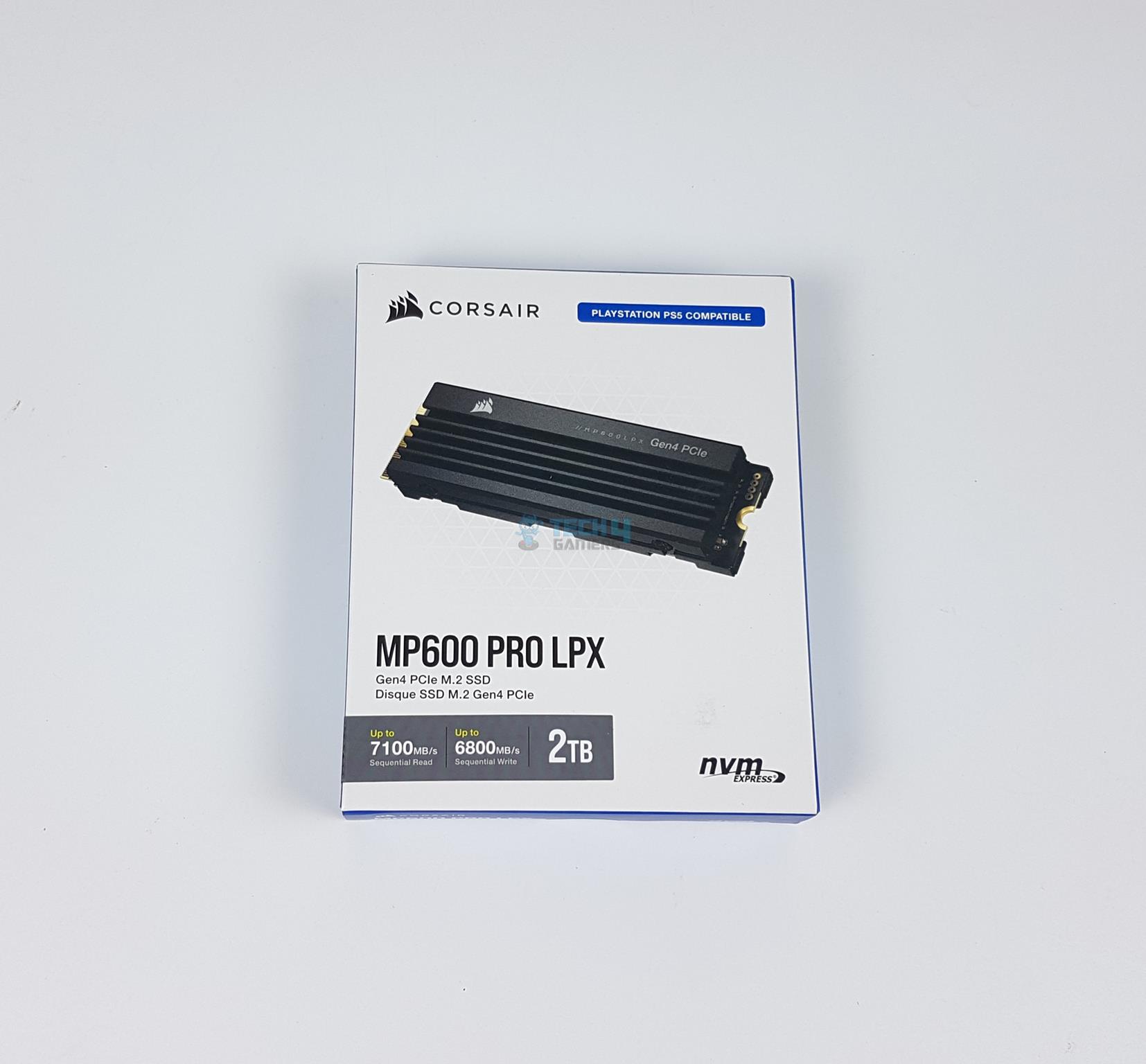 CORSAIR MP600 PRO LPX 2TB NVMe SSD — Packing Box 1